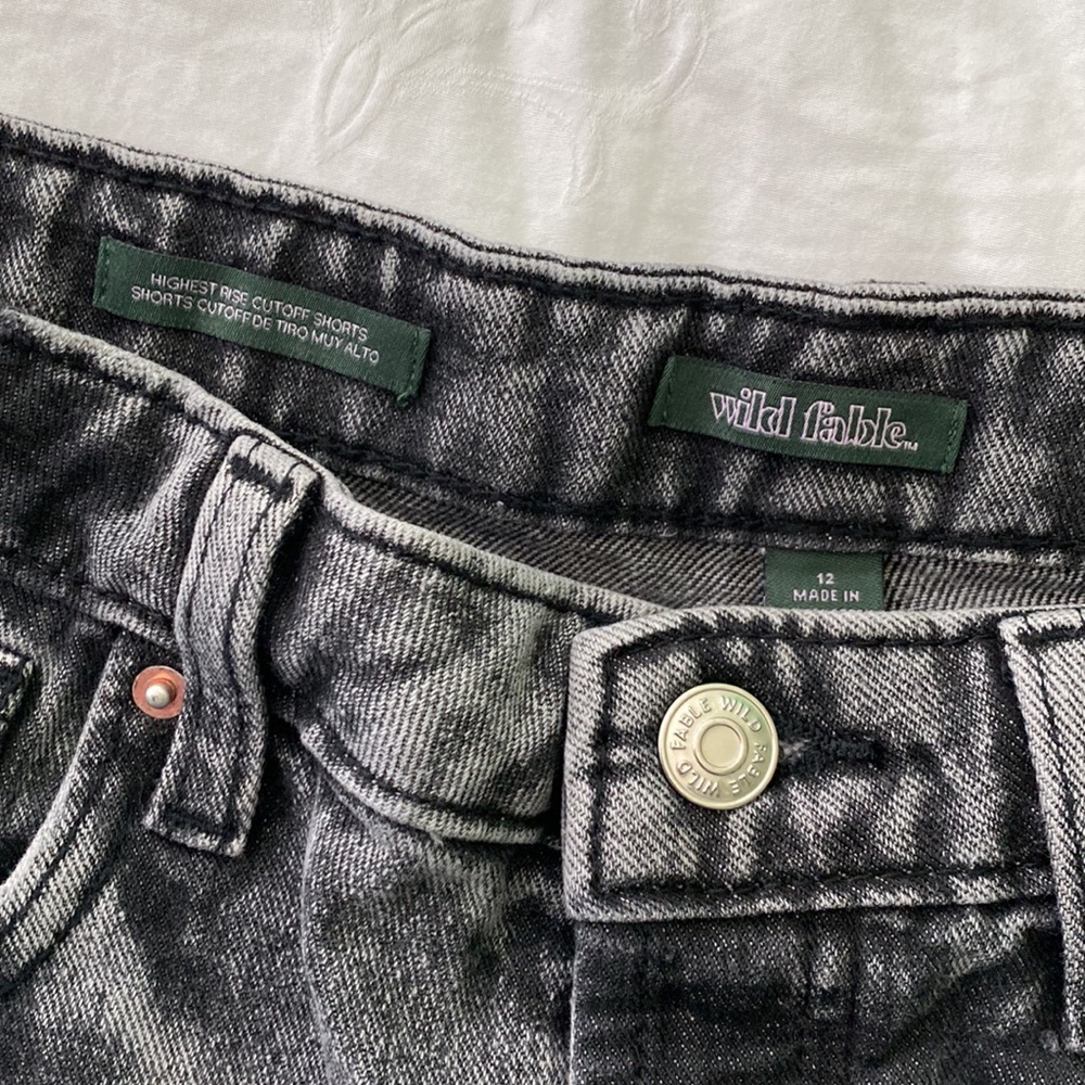 Target Shorts
- highest rise cutoff shorts 
- Brand: wild fable 
- Medium wash - Picture 2 of 2